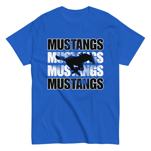 Taylor High School Mustangs Royal Blue Classic Unisex T-shirt 233