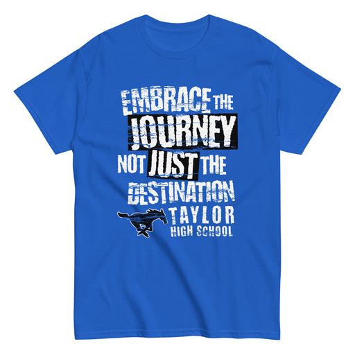 Taylor High School Mustangs Royal Blue Classic Unisex T-shirt 232