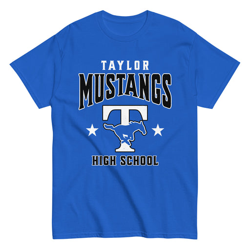 Taylor High School Mustangs Royal Blue Classic Unisex T-shirt 213