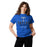 Woman wearing Taylor High School Mustangs Royal Blue Classic Unisex T-shirt 217