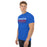 Side view of Sam Houston High School Texans Royal Blue Classic Unisex T-shirt 024