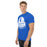 Side view of St. Frederick High School Warriors Royal Blue Classic Unisex T-shirt 219