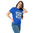 Woman wearing Dekaney High School Wildcats Royal Classic Unisex T-shirt 210