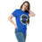 Woman wearing Dekaney High School Wildcats Royal Classic Unisex T-shirt 203