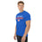 Side view of Dickinson High School Gators Royal Blue Classic Unisex T-shirt 017