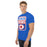 Side view of Dickinson High School Gators Royal Blue Classic Unisex T-shirt 227