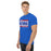 Side view of Dickinson High School Gators Royal Blue Classic Unisex T-shirt 098