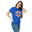 Woman wearing Duncanville High School Panthers Royal Blue Classic Unisex T-shirt 011