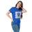 Woman wearing Grand Oaks High School Grizzlies Classic Unisex Royal T-shirt 223