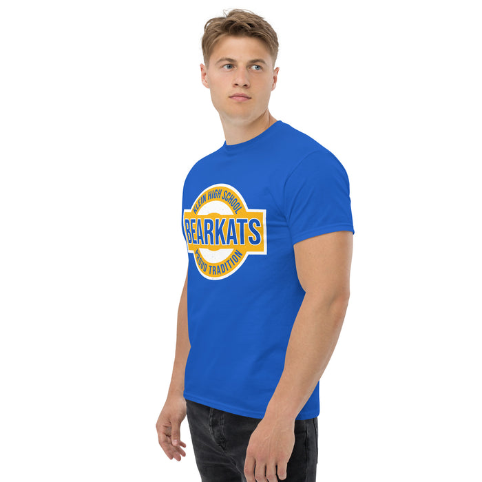 Side view of Klein High School Bearkats Royal Blue Classic Unisex T-shirt 011