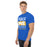 Side view of Klein High School Bearkats Royal Blue Classic Unisex T-shirt 240