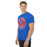 Man wearing Oak Ridge High School War Eagles Royal Blue Classic Unisex T-shirt 215