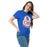 Woman wearing Oak Ridge High School War Eagles Royal Blue Classic Unisex T-shirt 219