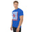 Man wearing Oak Ridge High School War Eagles Royal Blue Classic Unisex T-shirt 235