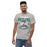 Man wearing Reagan High School Rattlers Grey Classic Unisex T-shirt 204