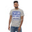 Man wearing Taylor High School Mustangs Grey Classic Unisex T-shirt 001