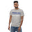 Man wearing Taylor High School Mustangs Grey Classic Unisex T-shirt 024