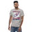 Man wearing Tompkins High School Falcons Grey Classic Unisex T-shirt 205