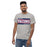 Man wearing Tompkins High School Falcons Grey Classic Unisex T-shirt 098