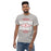 Front view of Man wearing MacArthur High School Generals Grey Classic Unisex T-shirt 210