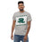 Man wearing Reagan High School Rattlers Grey Classic Unisex T-shirt 223