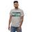 Front view of Man wearing Reagan High School Rattlers Grey Classic Unisex T-shirt 009