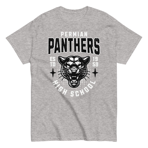 Permian High School Panthers Grey Classic Unisex T-shirt 204