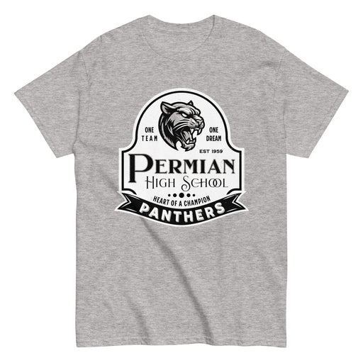 Permian High School Panthers Grey Classic Unisex T-shirt 219