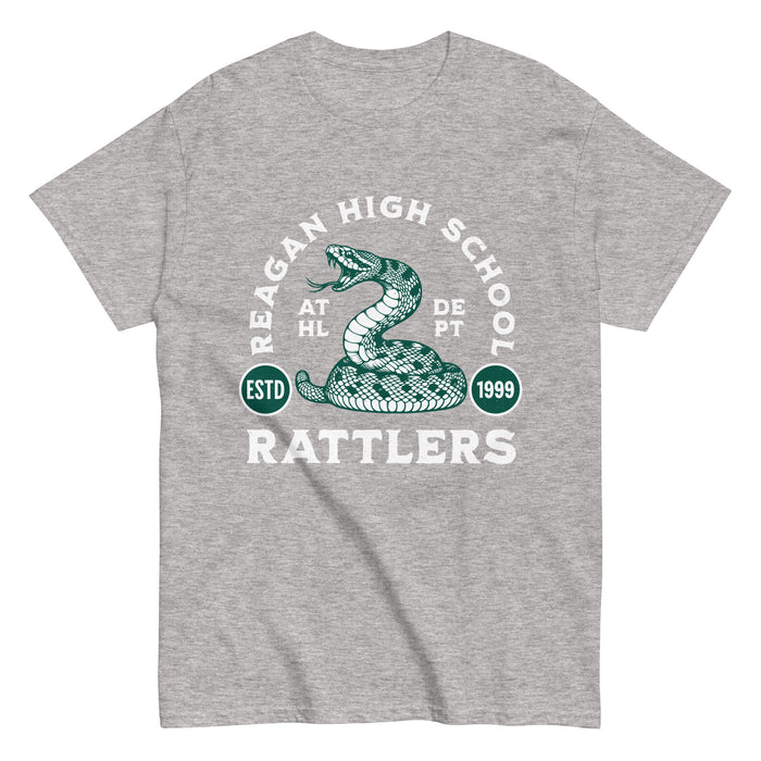 Reagan High School Rattlers Grey Classic Unisex T-shirt 208