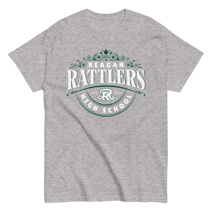 Reagan High School Rattlers Grey Classic Unisex T-shirt 211