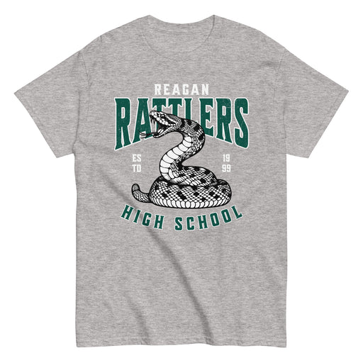 Reagan High School Rattlers Grey Classic Unisex T-shirt 213