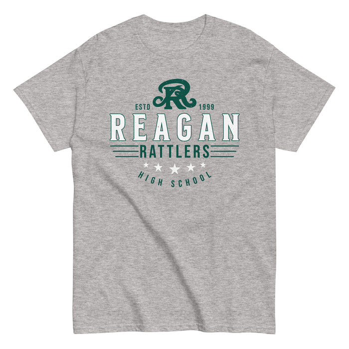 Reagan High School Rattlers Grey Classic Unisex T-shirt 223