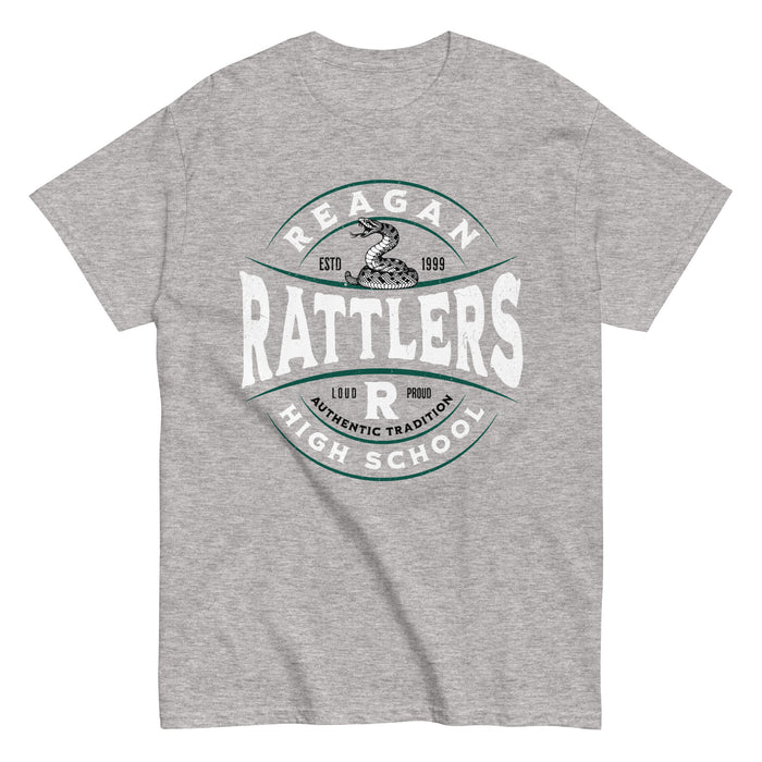 Reagan High School Rattlers Grey Classic Unisex T-shirt 223