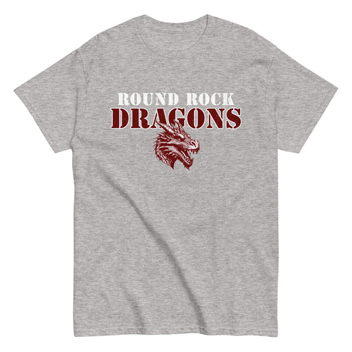 Round Rock High School Dragons Grey Classic Unisex T-shirt 222