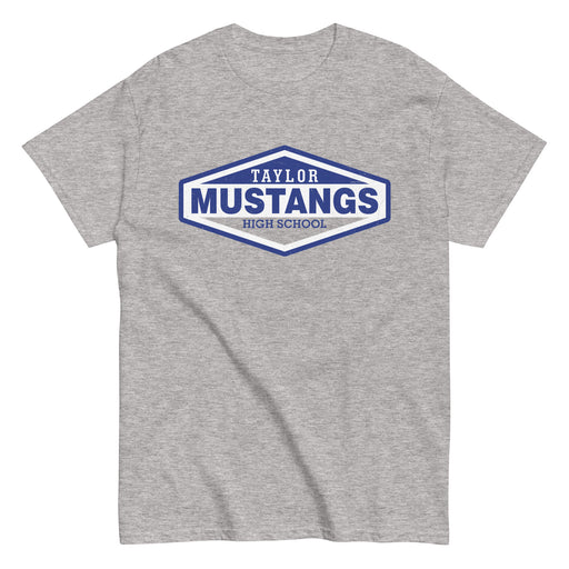 Taylor High School Mustangs Grey Classic Unisex T-shirt 009