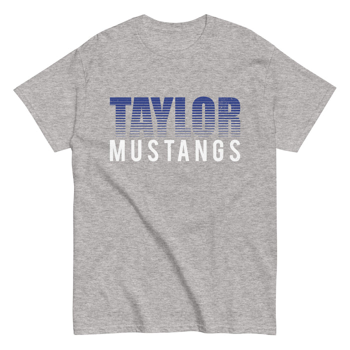 Taylor High School Mustangs Grey Classic Unisex T-shirt 024