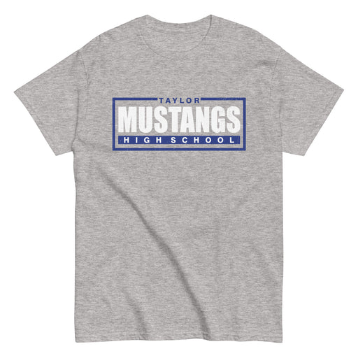 Taylor High School Mustangs Grey Classic Unisex T-shirt 049