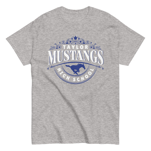 Taylor High School Mustangs Grey Classic Unisex T-shirt 211