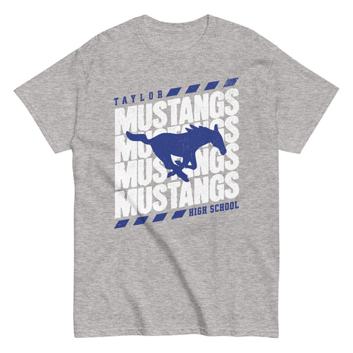 Taylor High School Mustangs Grey Classic Unisex T-shirt 223