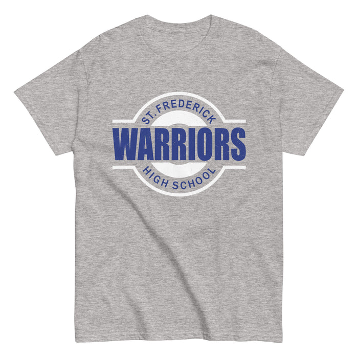 St. Frederick High School Warriors Grey Classic Unisex T-shirt 011