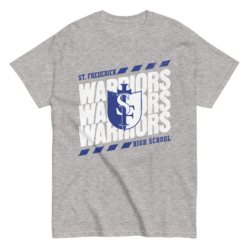 St. Frederick High School Warriors Grey Classic Unisex T-shirt 223