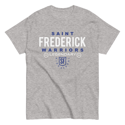 St. Frederick High School Warriors Grey Classic Unisex T-shirt 003