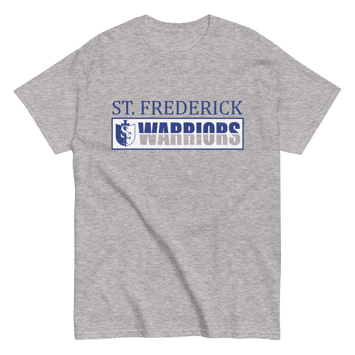 St. Frederick High School Warriors Grey Classic Unisex T-shirt 031