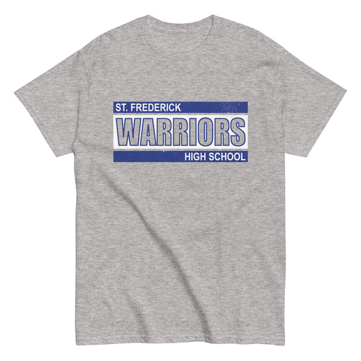 St. Frederick High School Warriors Grey Classic Unisex T-shirt 098