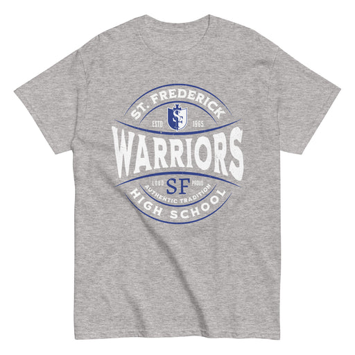 St. Frederick High School Warriors Grey Classic Unisex T-shirt 218