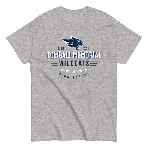 Tomball Memorial High School Wildcats Grey Classic Unisex T-shirt 217