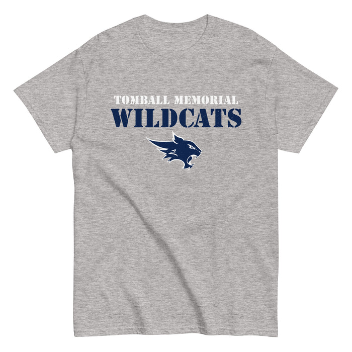 Tomball Memorial High School Wildcats Grey Classic Unisex T-shirt 222