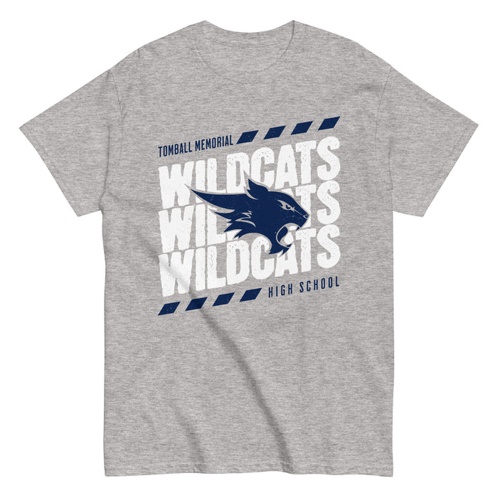 Tomball Memorial High School Wildcats Grey Classic Unisex T-shirt 223