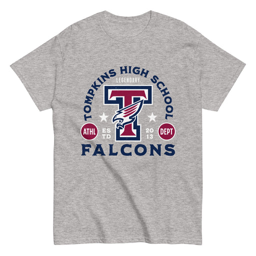 Tompkins High School Falcons Grey Classic Unisex T-shirt 208