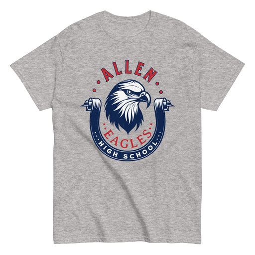 Allen High School Eagles Classic Unisex Grey T-shirt 216